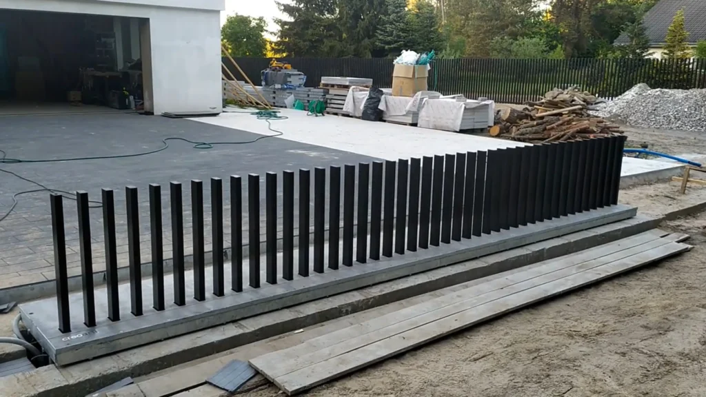 mechanized retractable gate