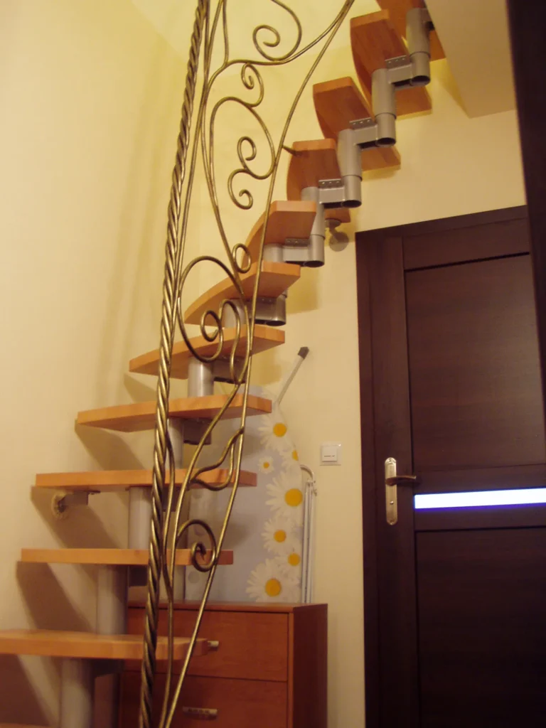 Decorative metal stairs