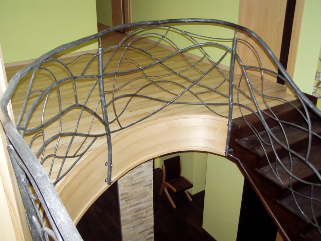 Decorative metal stairs