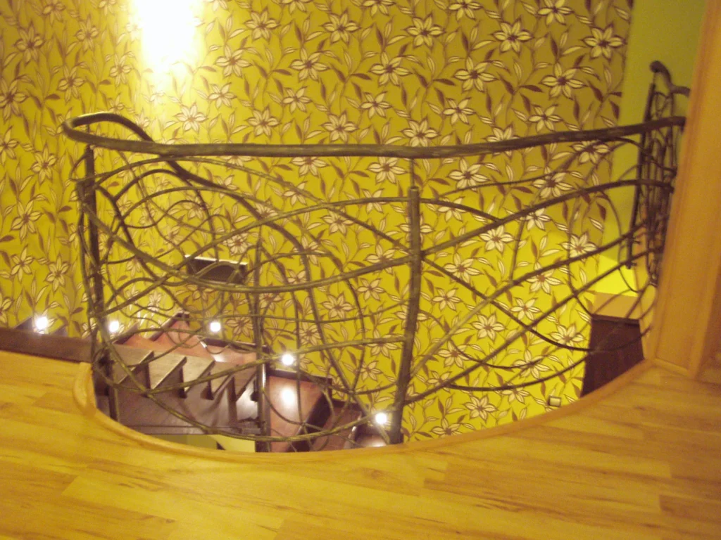 Decorative metal stairs