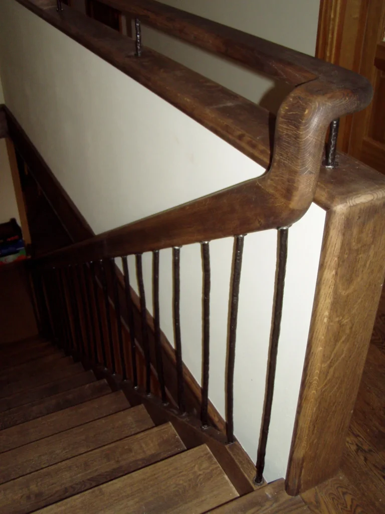 Decorative metal stairs
