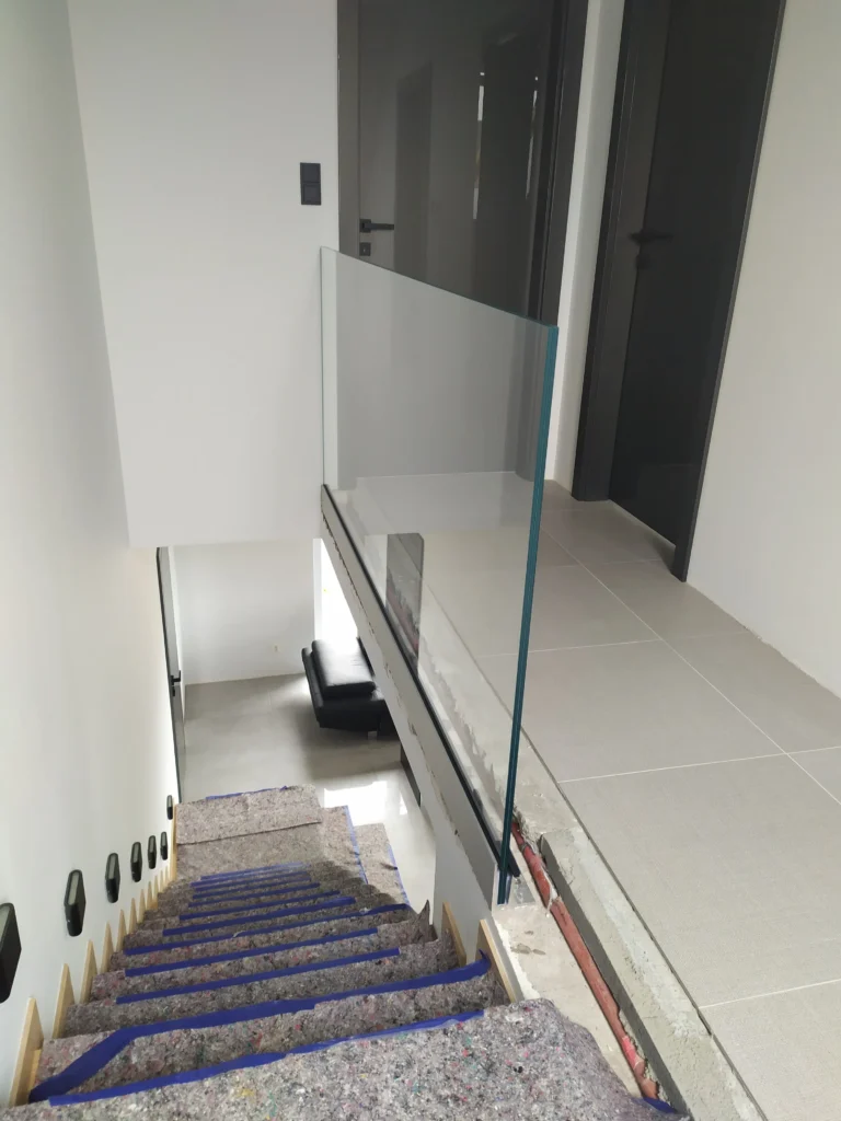 Glass railings