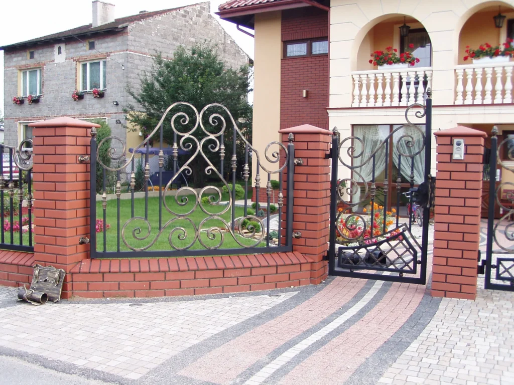 Decorative metal fences