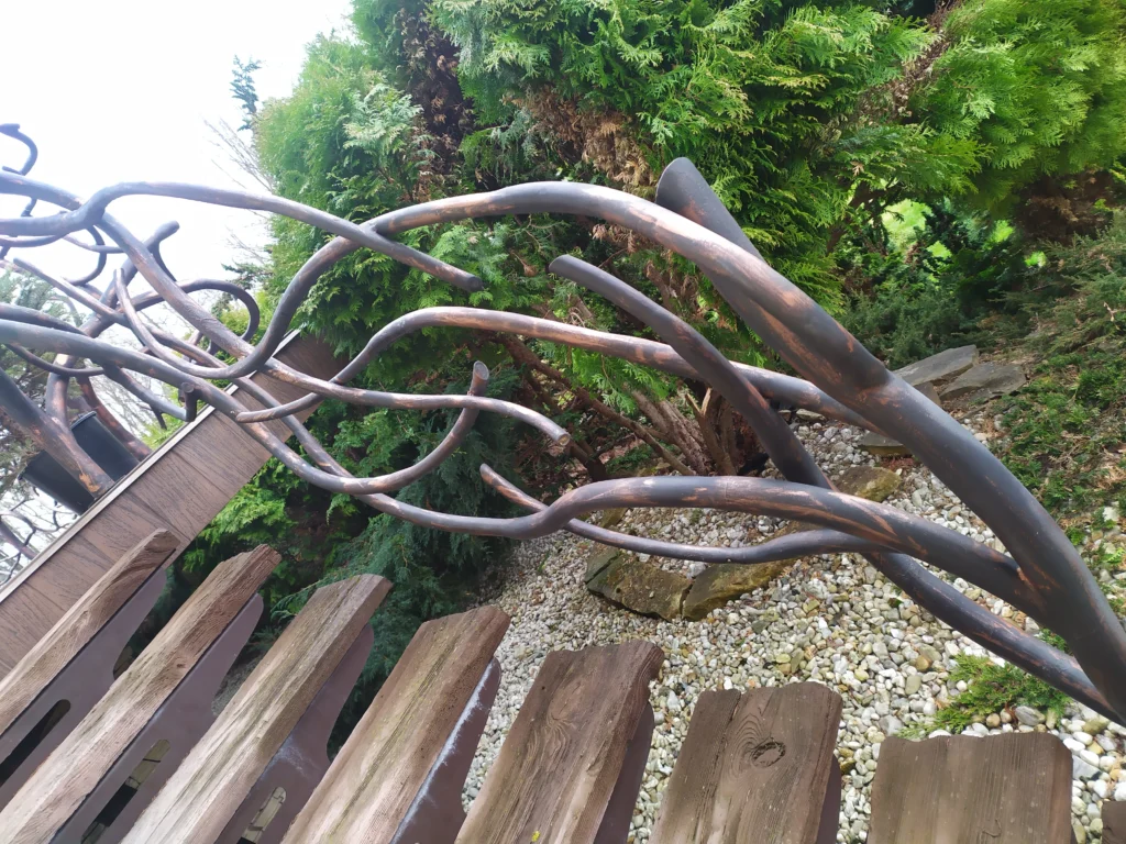 Decorative metal railings
