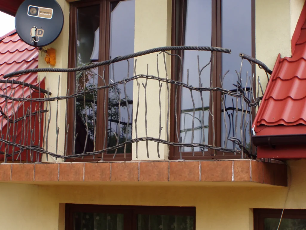 Decorative metal railings