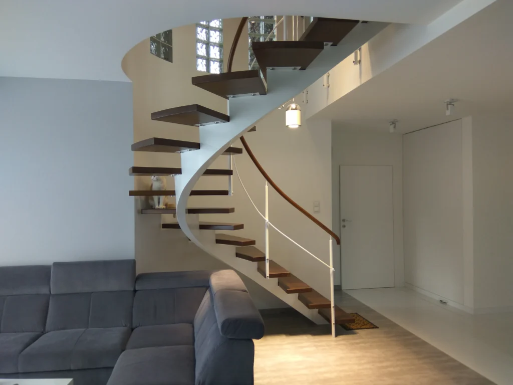 Curved stairs