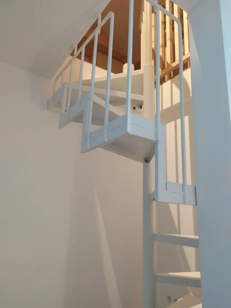 Metal stairs