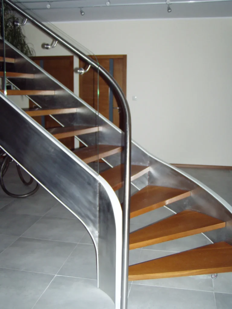 Stainless steel stairs